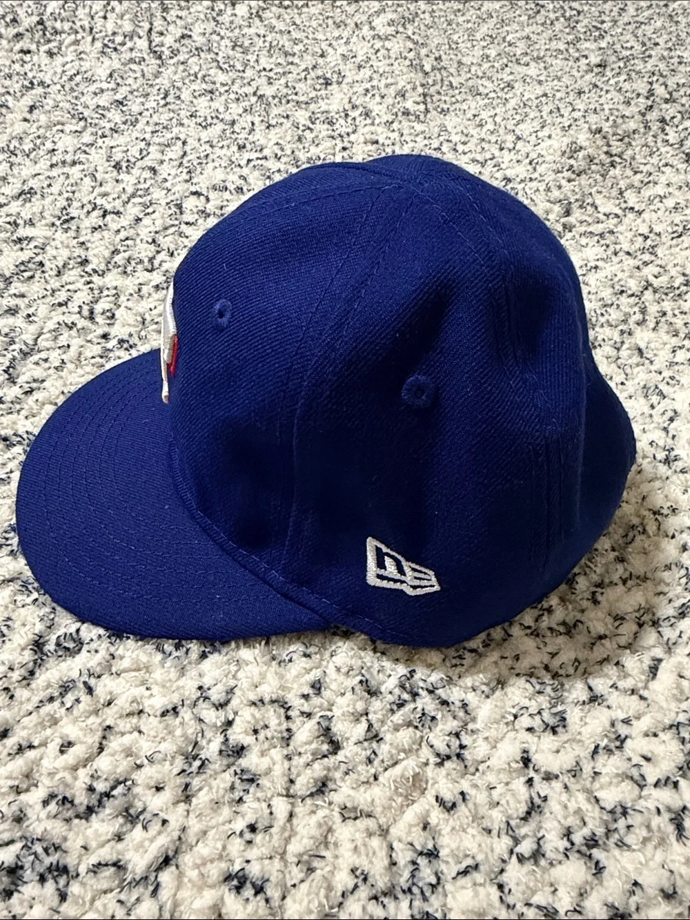 New Era Infant Royal Blue Texas Rangers Cap with White 'T' Logo